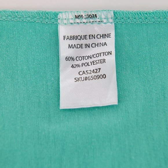 Ladies Breakfast in Bed Mint Green Polka Dot PJ"S - Picture 6 of 7